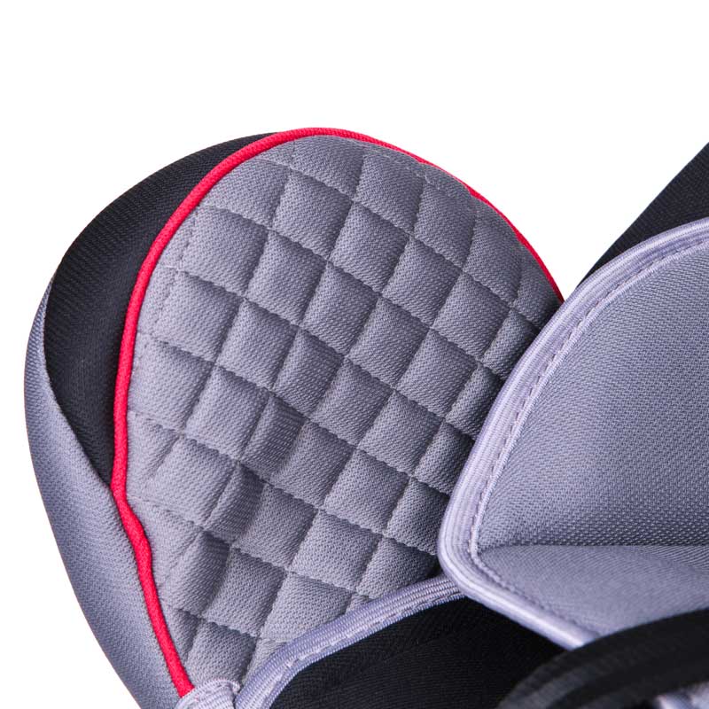 Детское автомобильное кресло Baby Care Nika - группа 0+/I/II - 0-25 кг. 0-7 лет - Черный/Серый 1023   